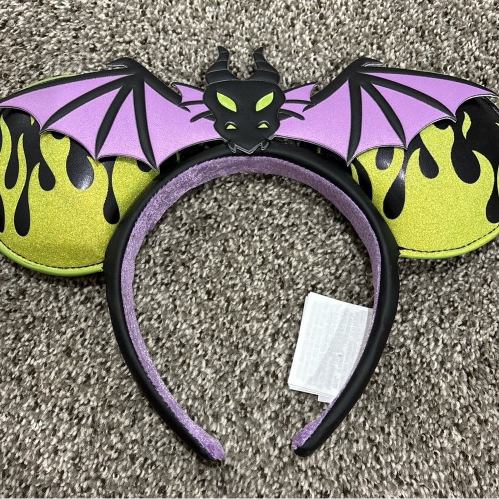 (SOLD) Disney Parks Maleficent Dragon Ears - Like New